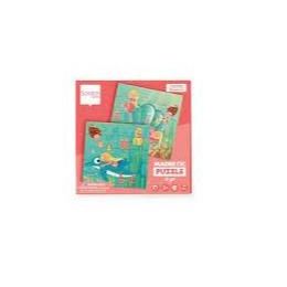 Magnetic Puzzle Book On The Go Mermaids