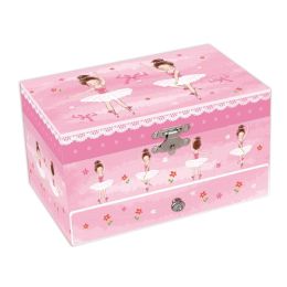 Dual Ballerina Musical Jewelry Box
