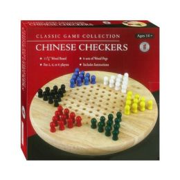 Hansen Classic Chinese Checkers Wooden Pegs