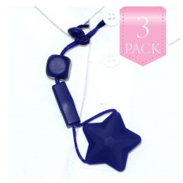 Shirt Saver – Button Hole – Star – 3 pack Navy Blue