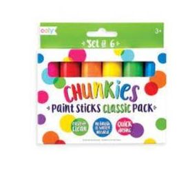 Ooly Chunkies Paint Sticks 6 Pack