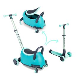 Yvolution Glider Luna 5-in-1 Scooter & Ride-on - Green