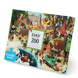 Crocodile Creek Day at the Museum Puzzle 60 pc Zoo