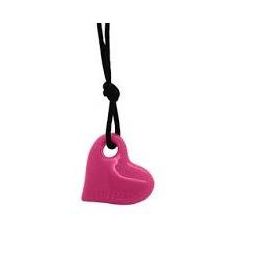 Jellystone Chewable Pendant Heart Watermelon Pink