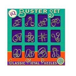Iq Buster Set Of 12 Metal Puzzles