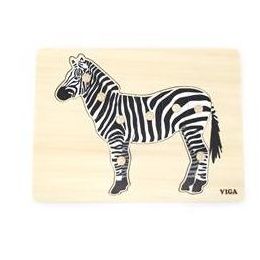 Viga Montessori Puzzle Zebra