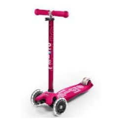Maxi Micro Scooter Deluxe LED Pink