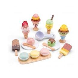 Wooden Stacking Ice Cream Set