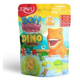 Zimpli Kids Baff Bombz Dino Surprise