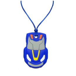 Necklace Sensory Chew – Racing Car Blue