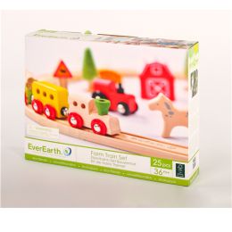 Everearth Farm Train Set