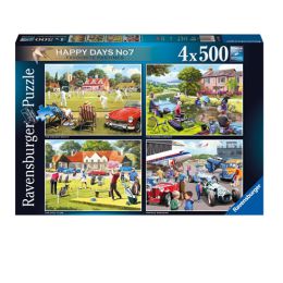 Ravensburger 4x500pc Happy Days No 7 Favourite Pastimes
