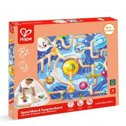 Hape 2 in 1 Space Maze & Tangram Board