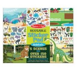 Melissa & Doug Reusable Sticker Habitats