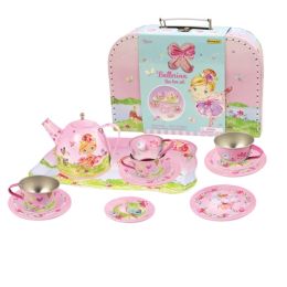 Kaper Kidz Ballerina Tin Tea Set in Suitcase