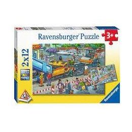 Ravensburger 2x12pc Road Works (d)