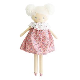 Alimrose Aggie Doll Berry Floral 45cm