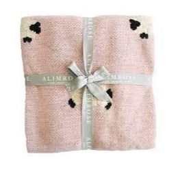 Alimrose Baa Baa Blanket Pink