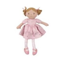 Bonikka Doll Amelia Linen With Brown Hair