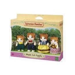 Sylvanian Maple Cat Family (d)