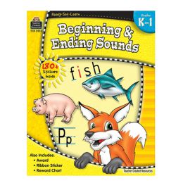 Beginning & Ending Sounds Ready Set Learn Book -Grade K-1