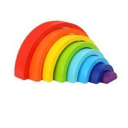 Tooky Toy Wooden Rainbow Stacker