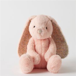 Jiggle & Giggle Floral Peach Bunny Medium