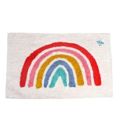 Rex London Tufted Cotton Bath Mat Rainbow