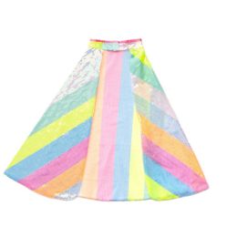 Great Pretenders Stripy Sequins Cape Size 4-6