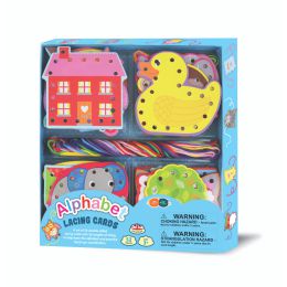 Buddy & Barney Alphabet Lacing Cards
