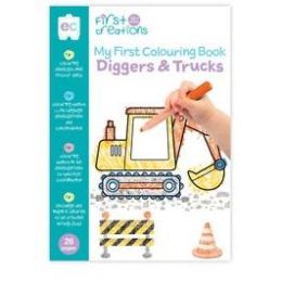 First Creations My First Colouring Diggers & Trucks
