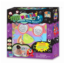 Buddy & Barney Bath Time Stickers Silly Monsters Boxed