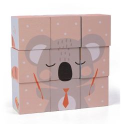 Eureka Kids Wild Animals Cubic Puzzle