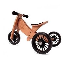 Kinderfeet Tiny Tots Plus 2in1 Balance Bike Bamboo