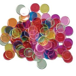 100pc Metal Ringed Chips