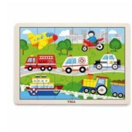 Viga 24 Pcs Puzzle Vehicles