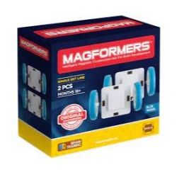 Magformers Wheels Blue (d)