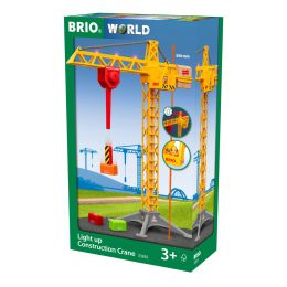 Brio Construction Crane With Lights 5pc (d)