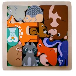 Kiddi Connect Woodland Animal Chunky Puzzle