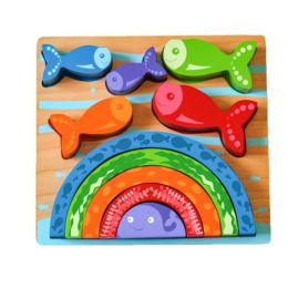 Kiddie Connect Rainbow Fish Puzzle