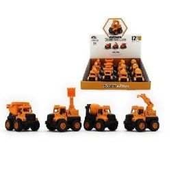 Friction Construction Builders Truck 8cm