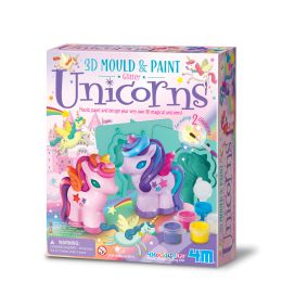 4m 3D Mould & Paint Glitter Unicorns