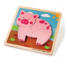 Bigjigs Chunky Lift Out Puzzle Pig