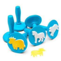 Paint/Dough Stampers Farm Animals Set 6