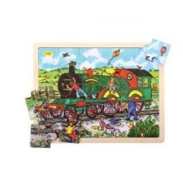 Bigjigs Large Tray Puzzle Train