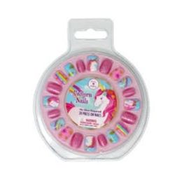 Pink Poppy Stardust Unicorn Press On Nails