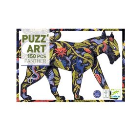 Djeco 150pc Art Puzzle Panther Shaped