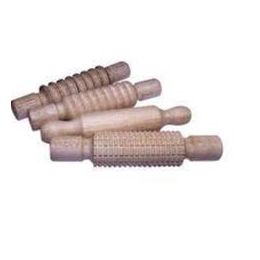 Wooden Designer Pattern Rolling Pin Set4