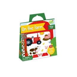 Peaceable Kingdom Reusable Stickers On The Farm Tote