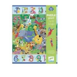 Djeco 54pc 1 To 10 Jungle Giant Puzzle